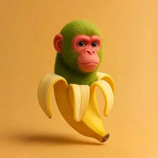 Chimpanzini Bananini – Chimpancé con cuerpo de banana brainrot italiano